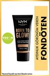 کرم پودر Born To Glow! Naturally Radiant Foundation رنگ 12-classic tan حجم 30 میل نیکس NYX