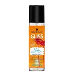 اسپری مو گلیس GLISS مدل SUN PROTECT مخصوص موهای آسیب دیده حاوی روغن زردآلو حجم 200 میل