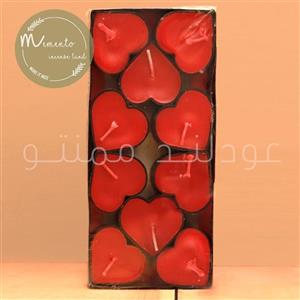 شمع وارمر قلبی 10 تایی