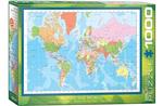 پازل یوروگرافیک آلمان مدل نقشه جهان Modern Map of the World