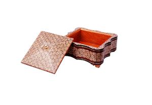 شکلات خوری خاتم کاری دال بر 4 گوش 