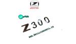 نوشته Z300 روی صندوق عقب آریو