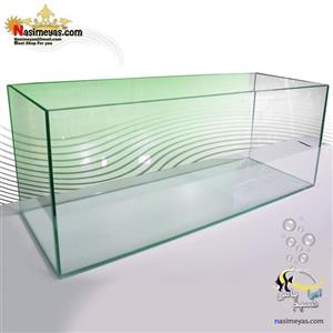 آکواریوم آماده فرش با شیشه سوپر کلیر ام اف آکوا