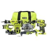 پکیج 6 عددی ابزار شارژی مدل P884 برند RYOBI