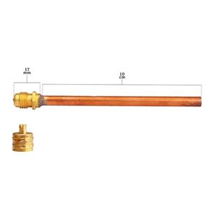 ولو جوشی (شیر سوزنی شارژ گاز) 10 سانتیمتری با مغزی 17 میلیمتر (مجموعه ی 10 تایی) 