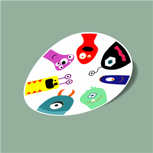 استیکر Monsters