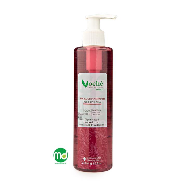 ژل شوینده صورت مناسب انواع پوست وچه 250 میلی لیتر