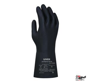 دستکش ایمنی مقاوم مواد شیمیایی UVEX مدل Profapren CF33