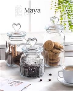 بانکه های شیشه ای درب قلبی