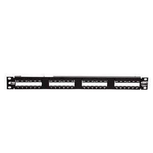 پچ پنل 24 پورت CAT6 ای ام پی AMP PATCH PANEL Cat6 UTP Patch Panel Netplus Unloaded CAT6 24 Port