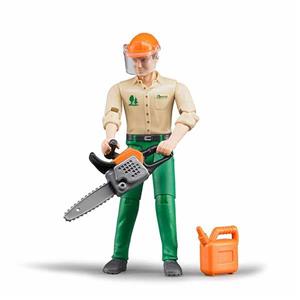 فیگور مرد جنگل داری برودر Bruder Forestry Worker And Accessories BR60030