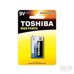 باتری کتابی TOSHIBA مدل 9V HIGH POWER