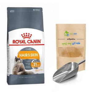 غذای خشک فله ای گربه هیر اند اسکین Hair & skin Care رویال کنین