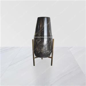 گلدان دکوری کوچک سنگی طرح مینا