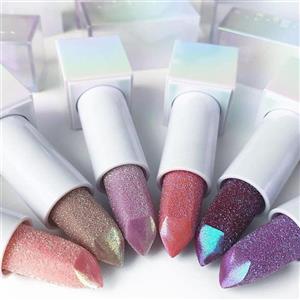 رژ جامد گلیتری الماسی هدی بیوتی