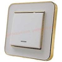 کلید سه پل ایران الکتریک مدل ارس سفید طلایی