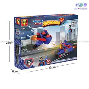 لگو دو شخصیتی سوپرمن و کاپیتان آمریکا BT شامل 204 تکه ساختنی