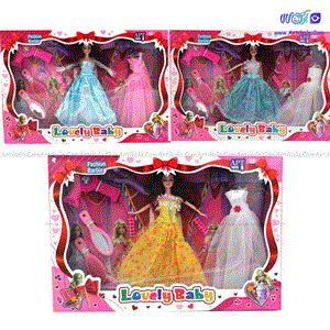عروسک باربی APT toys کد 89