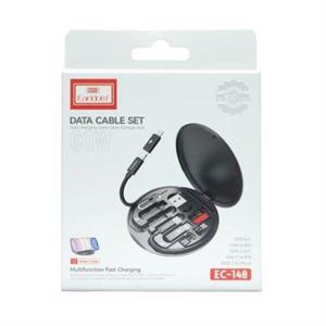 پک کابل شارژ سریع چند منظوره Earldom مدل EC-148