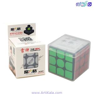 روبیک 3*3 استیکردار مدل QIYI new thunderclap