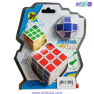 پک روبیک 3 عددی برچسبی مدل Jiehui 413
