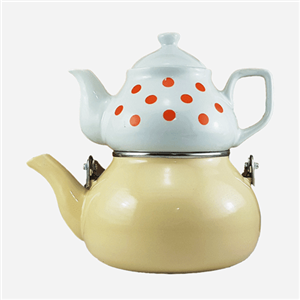 کتری قوری استیل مدل توپی