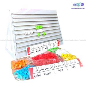 چرتکه عمودی و افقی معلم