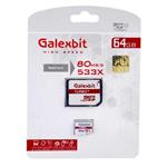 کارت حافظه Galexbit 64G کلاس 10 سرعت 80MB/s