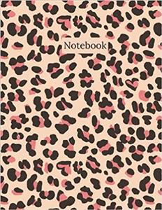 کتاب Notebook: Composition Notebook | Pink Leopard Print | Cheetah notebook college ruled | 120 Pages Lined Paper | Size 8.5 x 11 inches 