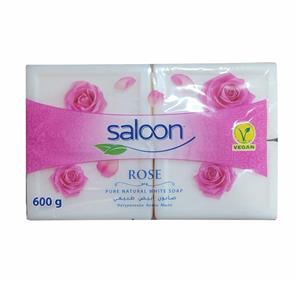 صابون رختشویی سالون saloon رایحه گل رز بسته ۴ عددی