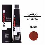 رنگ مو واریاسیون قرمز دوماسی DOMACYسری واریاسیون شماره 0.66