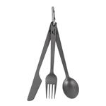 ست قاشق و چنگال تیتانیوم نیچرهایک مدل TZD11 TITANIUM CUTLERY SET NH19T011-D