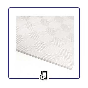 تایل گچی روکش PVC ساده طرح لوزی