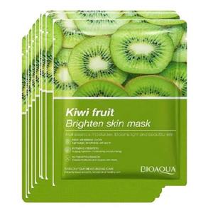 ماسک ورقه ای بیو آکوا Bioaqua مدل کیوی حجم 25 گرمی (بسته 10 عددی)