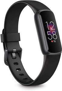 مچ بند هوشمند فیت بیت لوکس- مشکی/مشکی Fitbit Luxe Fitness and Wellness Tracker Black/Black