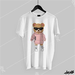 تیشرت تدی دخترانه هودی پوش