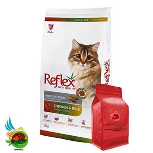 غذای خشک گربه رفلکس مولتی کالر مدل Reflex adult cat food multi color ( بسته بندی ملودی مهربانی ) وزن ۱ کیلوگرم 