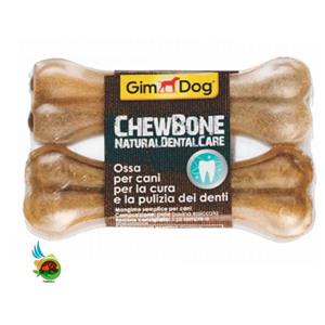 تشویقی استخوان ژلاتینی سگ جیم داگ Gimdog chewbone طول ۱۴ سانت ( ۲ عددی )