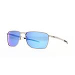 عینک آفتابی اوکلی مدل SATIN CHROME | آبی