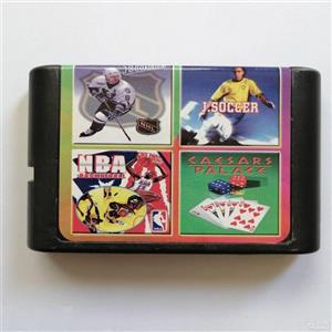 کارتریج 4 لبه سگا بازی فوتبال هاکی بسکتبال پاسور