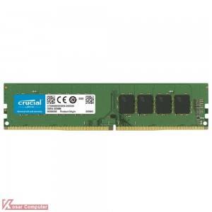 رم دسکتاپ DDR4 تک کاناله 3200 مگاهرتز CL22 کروشیال مدل PC4-25600 ظرفیت 16 گیگابایت