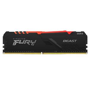 رم کینگستون Kingston Fury Beast RGB 8GB 3200MHz DDR4