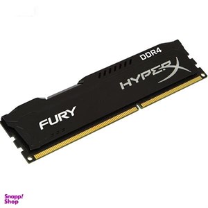 رم دسکتاپ DDR4 تک کاناله 3200 مگاهرتز کینگستون مدل HyperX Fury ظرفیت 8 گیگابایت