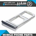 SIM TRAY S7 EDGE SILVER 2SIM