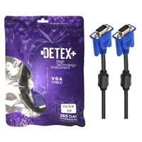 کابل VGA 3 متری نویزگیر دار ضخیم ۲+۳ DETEX