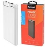 پاور بانک hatron 10000mAh QC3+PD LEDدار hpb1090pd