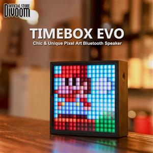 اسپیکر بلوتوثی پیکسلى DIVOOM Timebox EVO Divoom Evo Bluetooth Speaker 