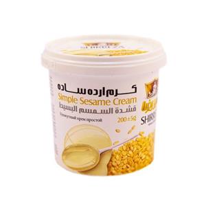 کرم ارده ساده شیررضا مقدار 200 گرم