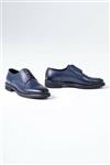 کفش کلاسیک دربی مردانه چرم اصل آبی سی زد لندن CZ london (ساخت ترکیه)