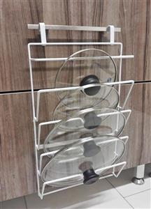 نگهدارنده درب قابلمه کابینتی و دیواری ( 4 طبقه )